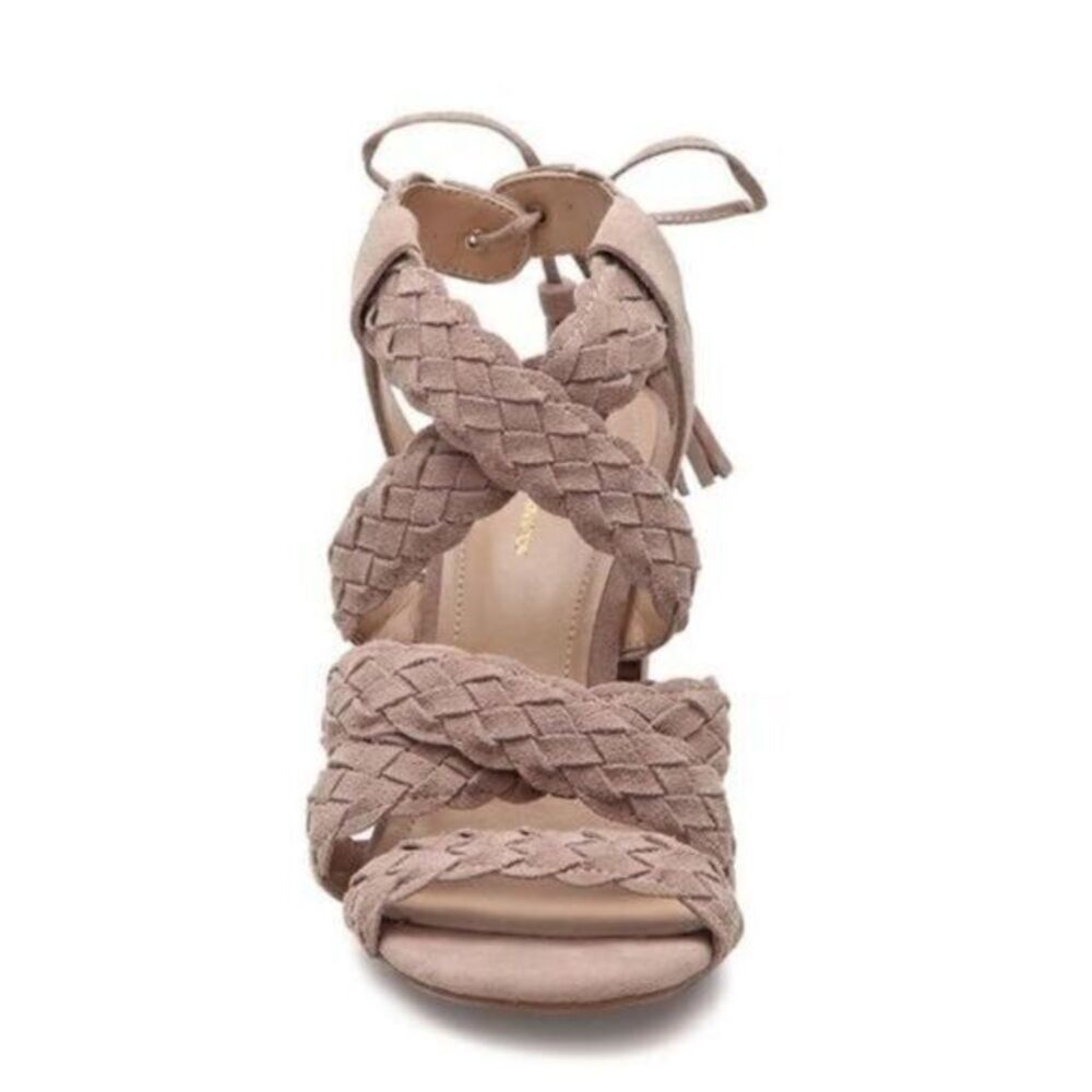 BCBGeneration Ledina Braided Leather Sandals